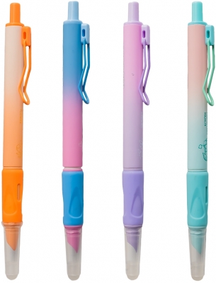 Stilou din plastic, cu mecanism, cerneala termosensibila Nebo, 16307, diverse culori